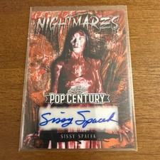 2026 Leaf Pop Century SISSY SPACEK Nightmares Auto Orange Crystal 3/3 (Carrie) picture