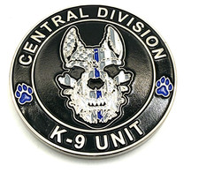 G59 CHP California Highway Patrol Central Division K9 Police Challenge Coin picture