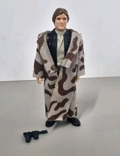 Vintage Star Wars Kenner Han Solo Endor Trench Coat Figure Blaster picture