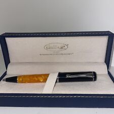 Conklin Pen Orange/Red Resin Rollerball Mint Condition Very Rare picture
