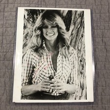 Farrah Fawcett 8X10 Original Photo 1970s Auto Signed Autograph Glossy picture