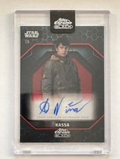 2024 Topps Star Wars Chrome Black - Kassa  - Alpha Auto #1/5 - NM picture