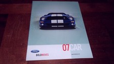 2007 Ford Cars Mustang GT500 GT/CS Fusion Focus New Car Dealer Sales Brochure picture