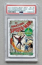 2012 Marvel Beginnings 1963 Amazing Spider-Man #1 Fantastic Four PSA 10 GEM Card picture