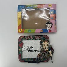 BETTY BOOP picture photo frame ornate metal enamel motorcycle New In Box 2004 picture