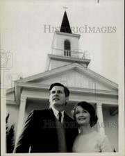1966 Press Photo Actors Marie Cheatham, Bill Arvin Marry in Houston, Texas picture