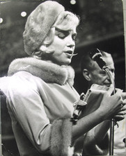 vtg Marilyn Monroe photograph - large 11x14 dbl weight 1962 Dodgers Stadium picture