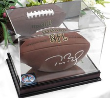 Tom Brady Hand Signed Autographed Football PATRIOTS #12 Heritage COA Hologram picture