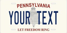 Pennsylvania Liberty Bell License Plate Personalized Car Bike Motorcycle picture