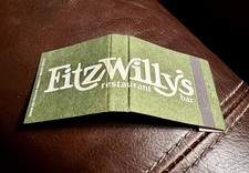 FitzWilly’s Restaurant/Bar, Northampton/ New Haven, CT, Full Unstruck Matchbook picture