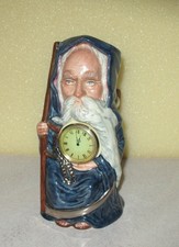 Royal Doulton Seated  Toby Jug OLD FATHER TIME, with Clock D7069 picture