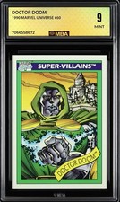 MBA 9 Mint Gold 1990 Impel Marvel Universe #60 Doctor Doom PSA = picture