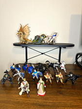 Huge Papo Painted Medieval Fantasy Figurine Lot years 1999-2008 picture