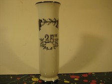 25th Anniversary Handpainted Porcelain Bud Vase by Lefton China 4654 picture