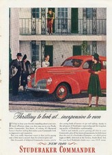 Magazine Ad - 1940 - Studebaker Commander Club Sedan picture