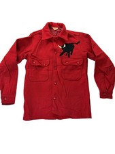 Vintage BSA Red Wool Jacket 552 Size 18 Philmont Bull 14th World Jamboree picture