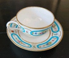 Antique Tea Cup And Saucer Minton? Spode? Marked But Can't Make It Out picture