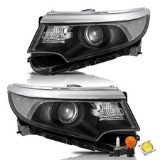 Bryght Halogen Headlight Assembly Fit for 2011 2012 2013 2014 Ford Edge picture