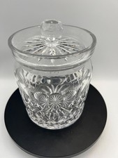 Vintage Waterford Lismore Crystal Biscuit Barrel picture