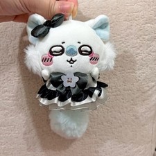 Chiikawa Black Magical Girl Momonga Doll Keychain Toy Pendant Plushie  Mascot picture