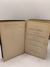 New York Bible Society 1869 32mo Pocket Sized Bible picture