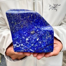 3.61LB Lapis Lazuli Freeform Polished Rough Tumble Healing Crystal Specimen Sto picture