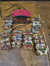 Mr. Christmas 90s Holiday Carousel Circa 1874 Lights Music & Motion Works Great picture