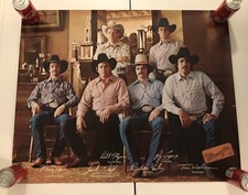 vintage wrangler blue bell jeans denim 1981 promotional poster deadstock NIP NOS picture