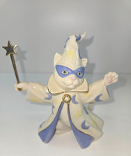 Lenox Halloween Wizardry Cat Wizard Figurine, Porcelain Halloween Decor picture