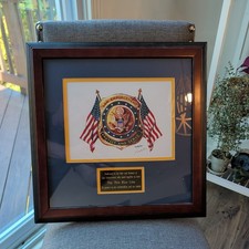 The Thin Blue Line -Law Enforcement To Protect And Serve-Signed Print Tom Butler picture