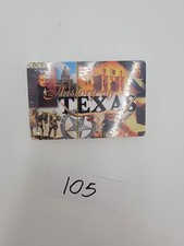 Rare HTF History Of Texas Playing Cards - One Of A Kind Brand New Sealed Pack picture