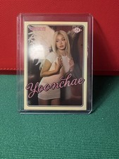 ​2026 ESCO HYBE GEFFEN KATSEYE Yoonchae #18 White Parallel # /700 picture