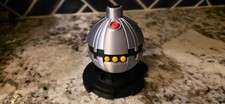 1:1 Star Wars Chrome Thermal Detonator Replica w/ Data Port Stand | 3D Printed picture