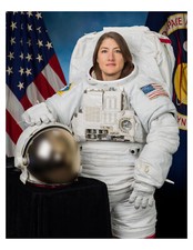 NASA Astronaut Christina Koch 2018 Portrait 8x10 Photo On 8.5