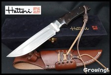 Hattori KD30-Miyabi Knife Kauri X Damascus Steel Ebony Handle Custom Made Japan picture