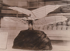 1921 Press Photo View Model of Pioneer Aviator Otto Lilienthal at Berlin Museum picture