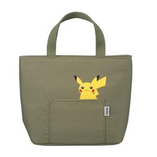 THERMOS Pokémon Pikachu 7L Lunch Cooler Bag Olive Brown fm JP NEW FS picture