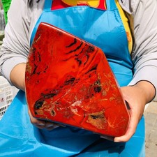 10.6LB TOP Natural Red jasper Quartz Crystal mineral specimen Healing Decoration picture