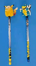 Vintage 1999 Nintendo Pokemon Pencils & Toppers. Pikachu & Blastoise. picture