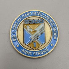 Gid 1.2300 Military Intelligence Group Army Strong Challenge Coin picture