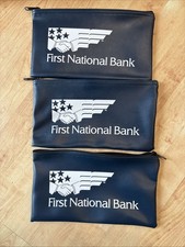 Vinyl Deposit Bank Bag First National Bank picture