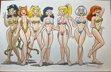 Archie Babes Original Watercolor Illustration by Rich Koslowski 11