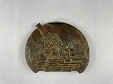 Antique WWI Skoda 30.5cm Mörser Bronze Wall Plaque 1914-1915 Pilsen picture