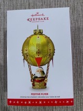 2016 Hallmark Ornament Festive Flyer KOC Member Exclusive NIB picture