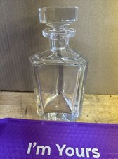 Ceska 24%  Lead Crystal Decanter with Stopper Barware Beautiful picture