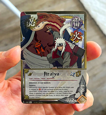 Bandai Naruto Tcg Ccg Card Jiraiya 1068 Fire Foil Super Rare Mastery EN 7/2 picture