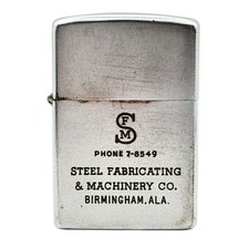 1953-1954 Zippo Steel Fabricating & Machinery Co Birmingham Lighter picture