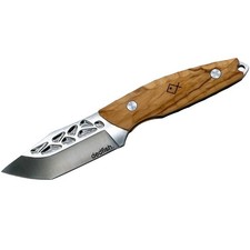 Dedfish Co McCrea VG10 Steel Full Tang Fixed Blade Wood Handle w/ Leather Sheath picture