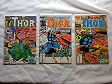 The Mighty Thor #364-366, Marvel 1986 Frog Thor Mid-Grades picture