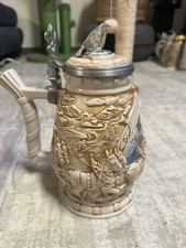 Avon 2002 Lidded Ceramic Beer Stein 
